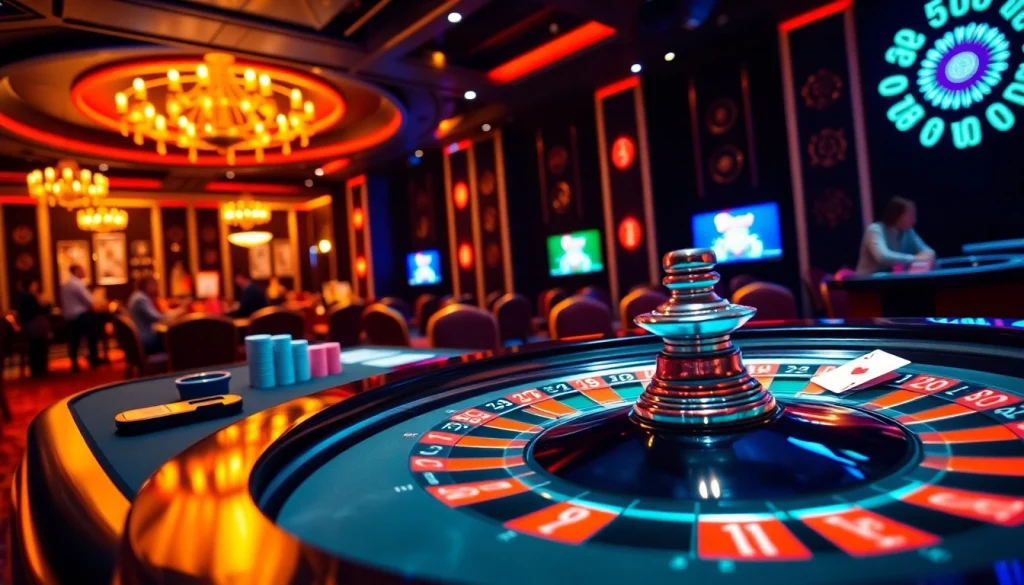 Players enjoying a thrilling roulette game at https://88t.art/, capturing the excitement of high-stakes gambling.