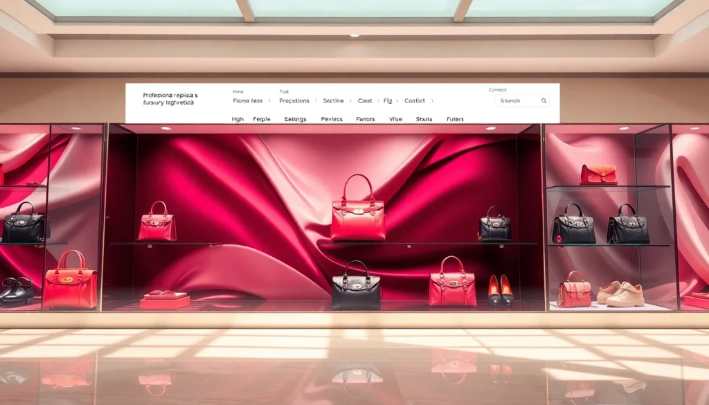 레플리카사이트에서 고급 명품 레플리카를 쇼핑하는 장면을 보여줍니다.