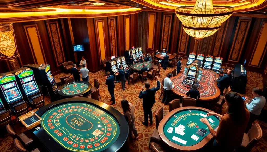 Exciting gaming scene highlighting lavish casino elements, reflecting the thrill of porn games ai.