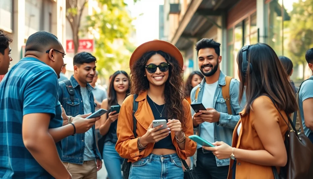 Local OnlyFans models in my area connecting with their community in an urban setting