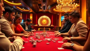 Experience thrilling poker action at Haywin's luxurious casino with professional dealers.