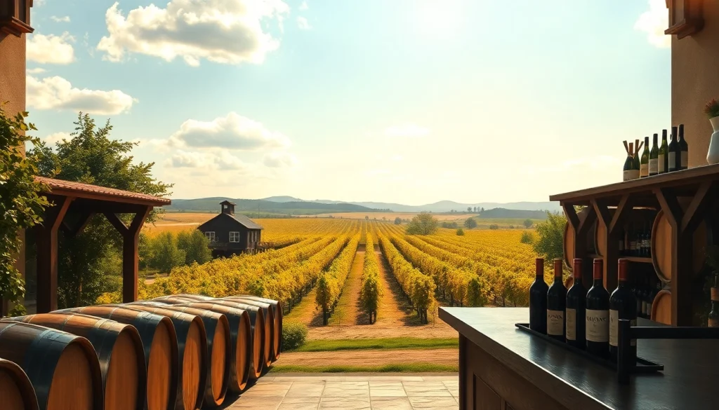 Experience the charm of Winery Sacramento in a picturesque vineyard setting.