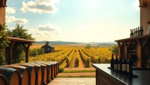 Experience the charm of Winery Sacramento in a picturesque vineyard setting.