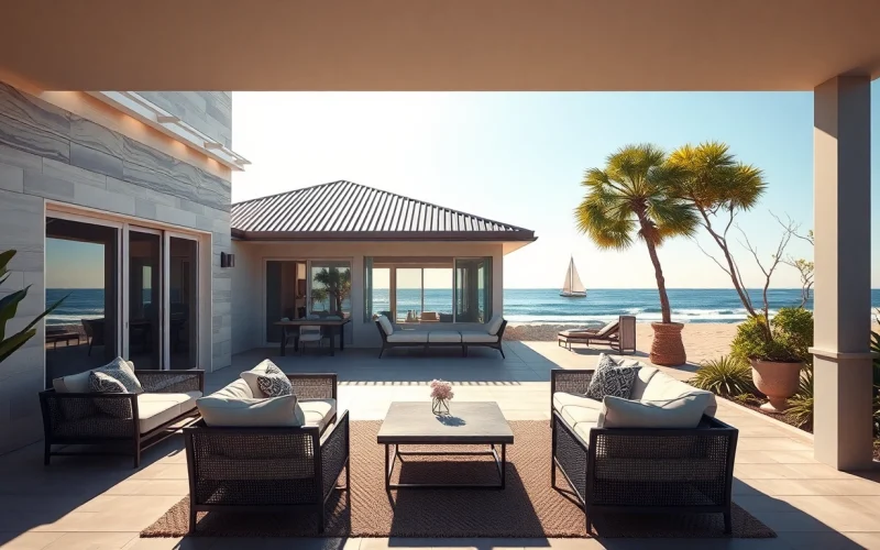 Stylish Scituate In-Law Expansion featuring modern design and coastal scenery.