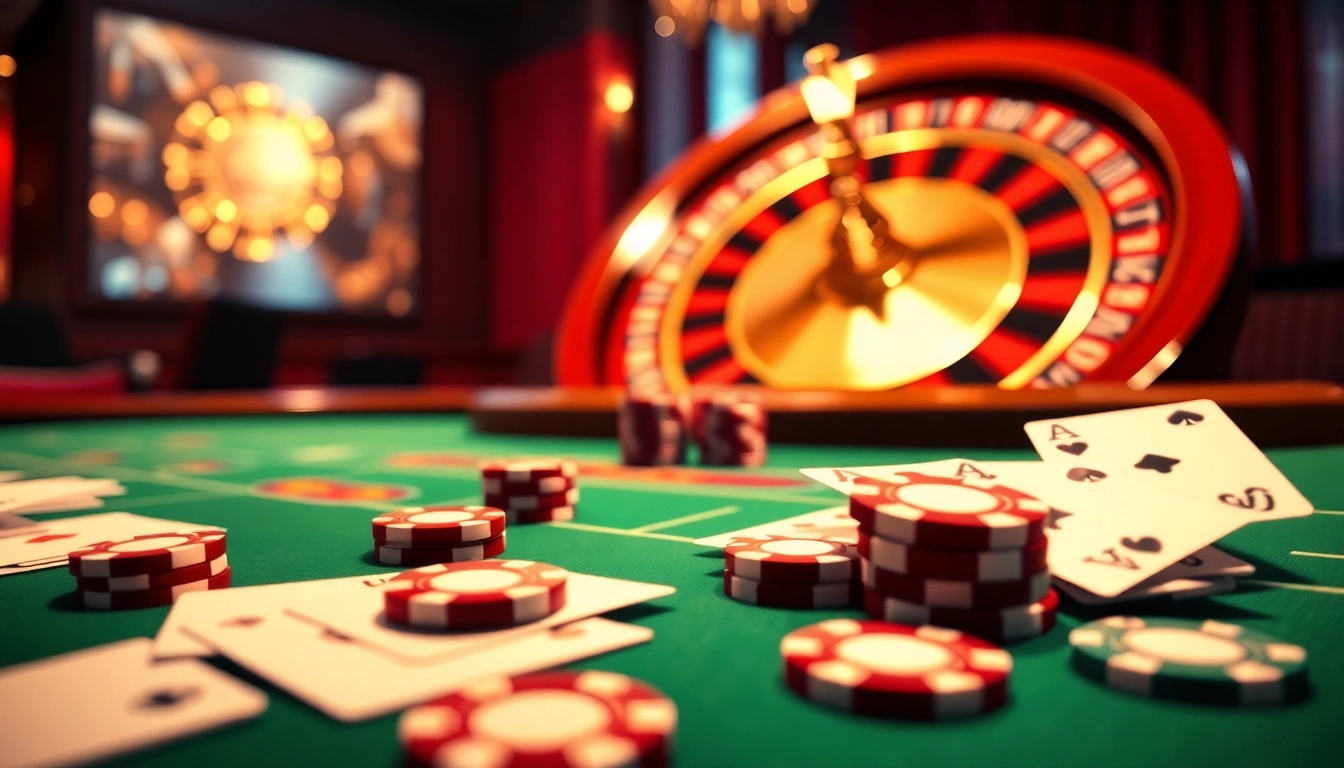 Découvrez l'atmosphère vibrante du meilleur casino en ligne avec poker et roulette numériques.