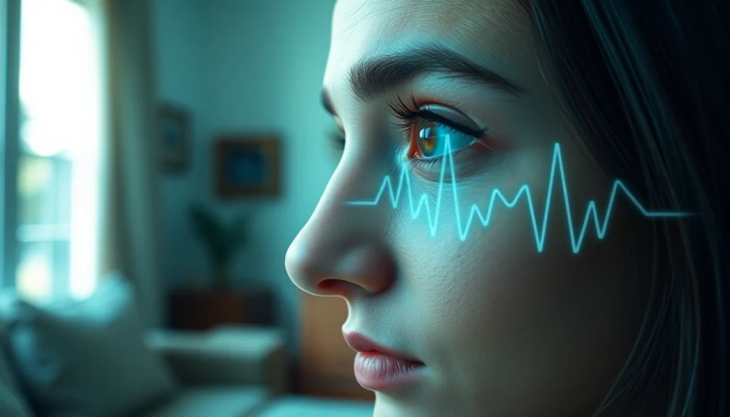 Addressing common anxiety symptoms through a contemplative individual in a calming environment.