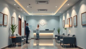 包茎クリニック おすすめの受付エリア。現代的で信頼性の高い環境を紹介