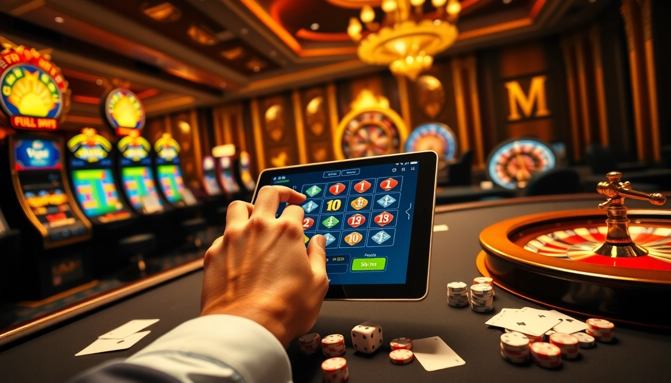 Découvrez l'excitation du meilleur casino en ligne avec des visuels de jeux vibrants et de l'action de paris.
