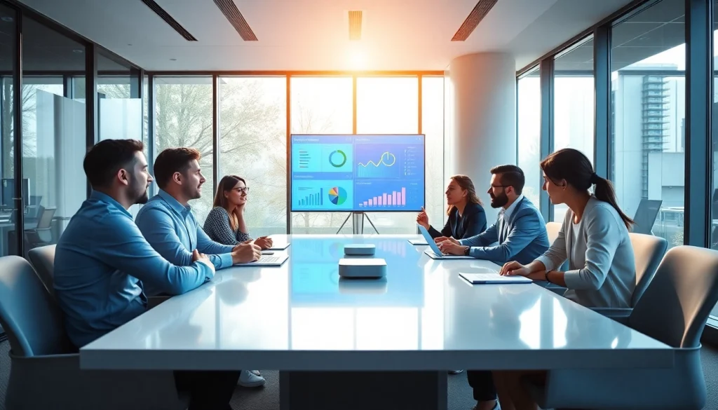 Team collaboration on Acquisition Planning in a bright modern conference room.