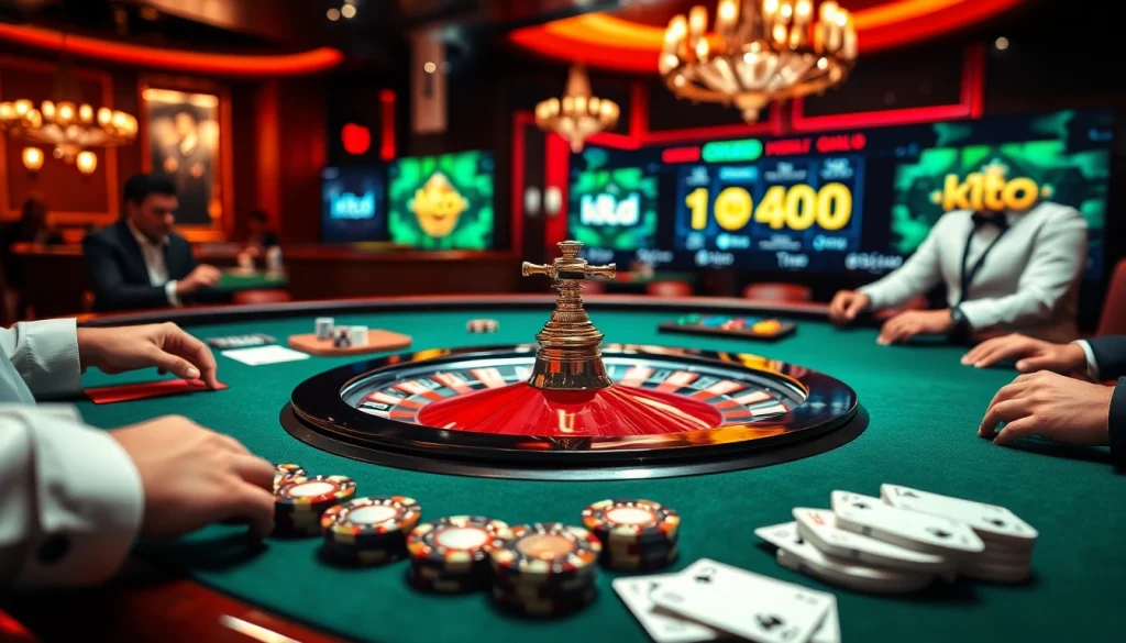 Pengalaman kasino yang menarik menampilkan kit4d toto dengan visual yang hidup dan suasana profesional.