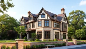 Wellesley Tudor Expansion showcasing high-end details of an elegant architectural design.