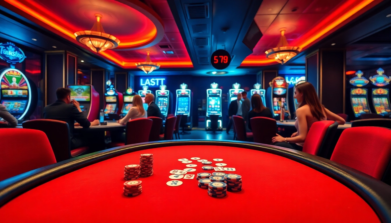 Players enjoying various games at a Non gamstop Casino Uk, showcasing the vibrant atmosphere.
