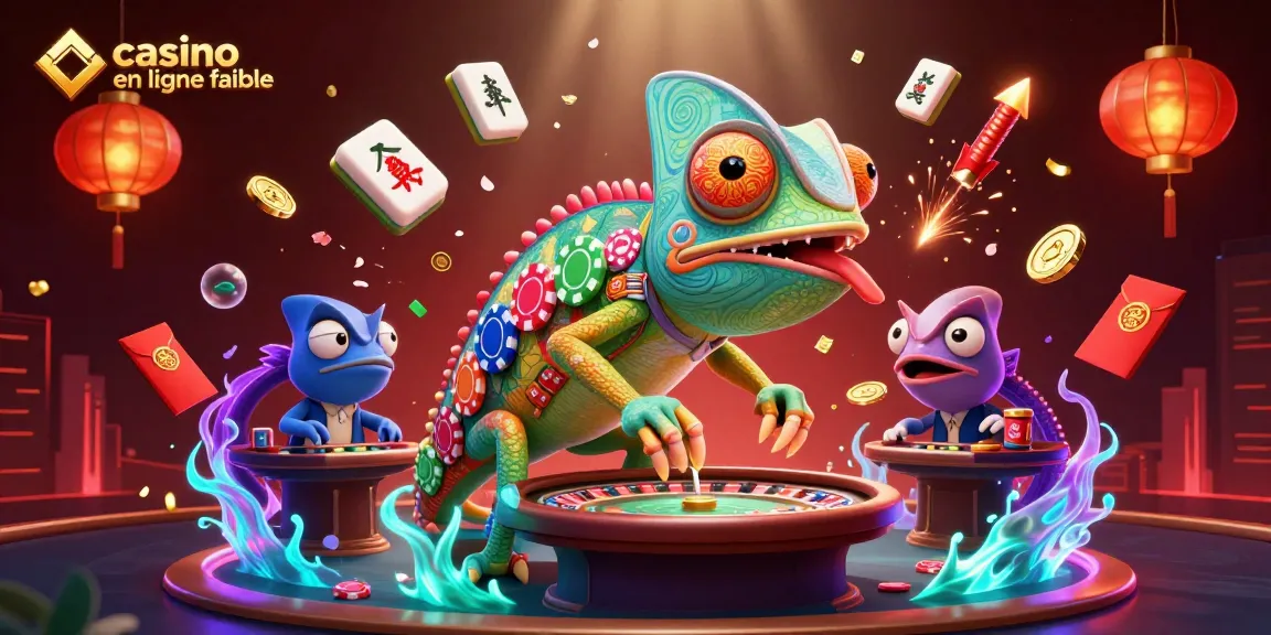 Découvrez des jeux de casino en ligne fiables animés par un caméléon qui attrape des pièces d'or.