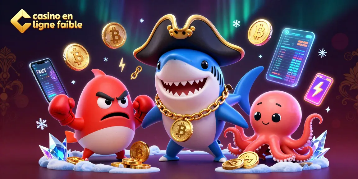 Plongez dans l'univers des jeux avec les éléments d'un casino en ligne fiable, accompagnés de personnages colorés.