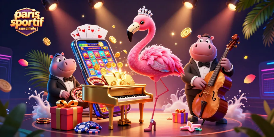 Placer des paris sportifs sans limite avec une ambiance festive de casino.
