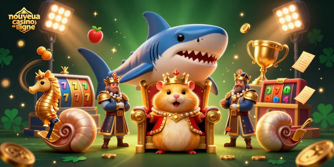 Jouez au nouveau casino en ligne avec des machines à sous éblouissantes et une ambiance royale sous-marine.