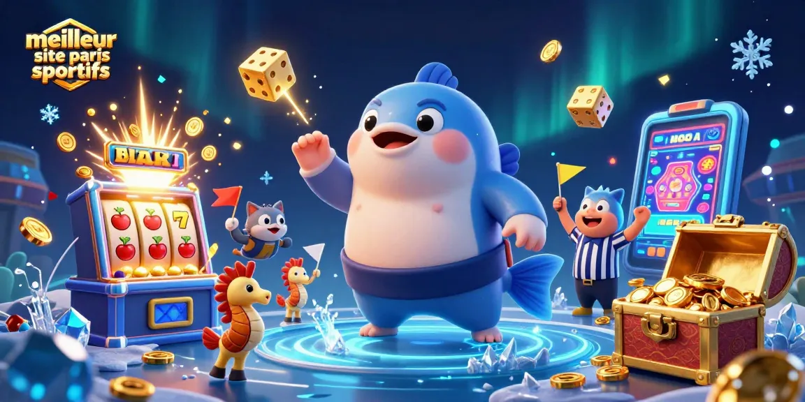 Plongez dans l'univers des paris sur le meilleur site de paris sportifs avec une illustration animée captivante.