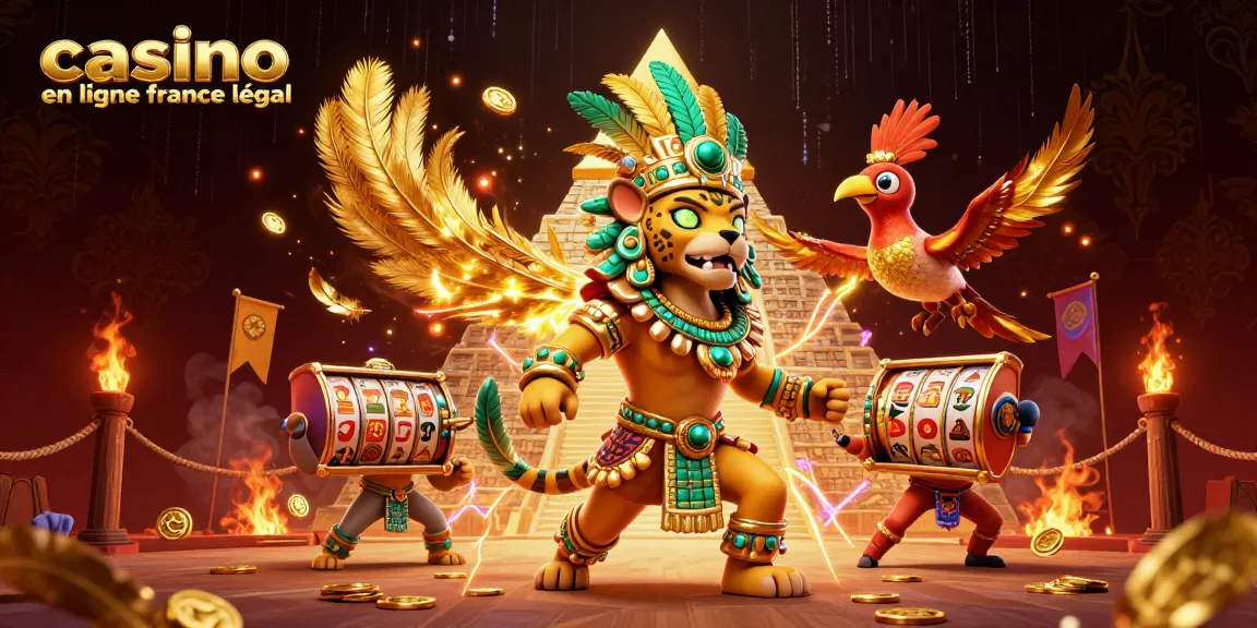 Découvrez le casino en ligne France légal, avec un prêtre jaguar et son compagnon dans une scène dynamique.