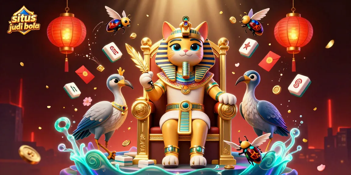 Engage with situs judi bola through a vibrant 3D scene of gaming and celebration
